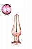 GLEAMING LOVE ROSE GOLD PLEASURE PLUG S